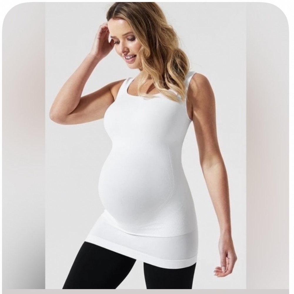 BLANQI White Supportive Maternity Tank Top